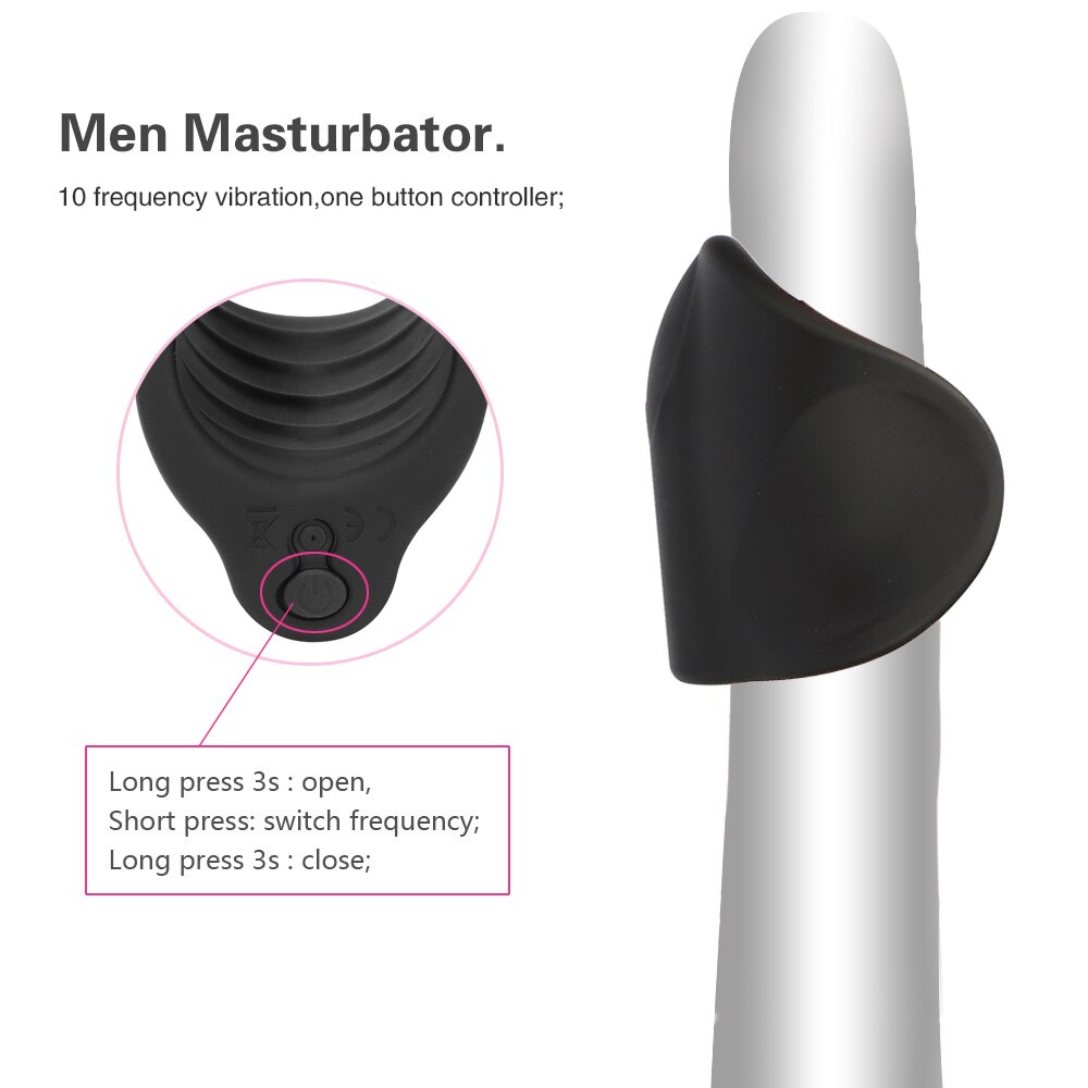 Automatic Extend Vibration Penis Delay Trainer Male Masturbator