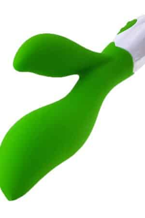 Massaggiatore vibratore a bacchetta per clitoride G-Spot da donna verde